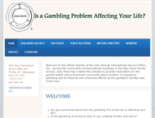 Tablet Screenshot of gam-anon.org